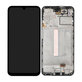 Schermo per Samsung A25 A256B, Black, Vetro touch con cornice, GH82-33214A, Genuine Service Pack
