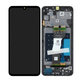 Schermo per Samsung A05s A057G, Black, Vetro touch con cornice, GH81-24364A, GH81-24365A, Genuine Service Pack