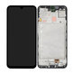Schermo per Samsung A15 4G, A15 5G A155F, A156B, Black, Vetro touch con cornice, GH82-33637A, GH82-33638A, Genuine Service Pack