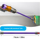 Tubo di aspirazione Purple per Dyson V12