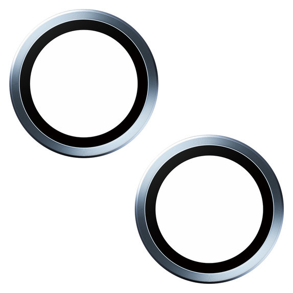 Protezione obiettivo fotocamera Hoops per iPhone 15/15 Plus, Blu, PanzerGlass