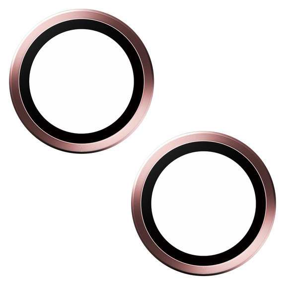 Protezione obiettivo fotocamera Hoops per iPhone 15/15 Plus, Rosa, PanzerGlass