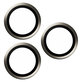 Protezione obiettivo fotocamera Hoops per iPhone 15 Pro/15 Pro Max, Natural Metal, PanzerGlass