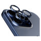 Protezione obiettivo fotocamera Hoops per iPhone 15 Pro/15 Pro Max, Blue Titanium, PanzerGlass