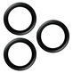 Protezione obiettivo fotocamera Hoops per iPhone 15 Pro/15 Pro Max, Black Titanium, PanzerGlass