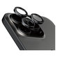 Protezione obiettivo fotocamera Hoops per iPhone 15 Pro/15 Pro Max, Black Titanium, PanzerGlass