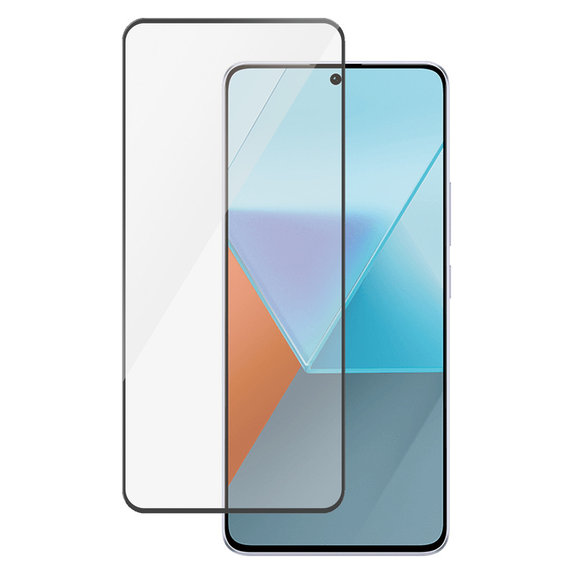 Vetro temperato UWF per Xiaomi Redmi Note 13 Pro 5G, Nero, PanzerGlass