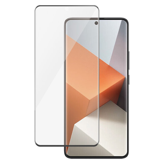 Vetro temperato UWF per Xiaomi Redmi Note 13 Pro+, Nero, PanzerGlass