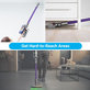 Tubo di aspirazione Purple per Dyson seriess V, Outsize