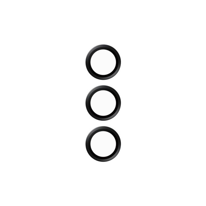 Protezione obiettivo fotocamera posteriore Hoops per Samsung 23, 23+, 24, Black, PanzerGlass