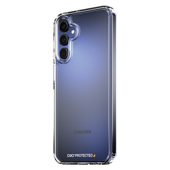 Custodia HardCase D3O per Samsung Galaxy A15/A15 5G, Trasparente, PanzerGlass