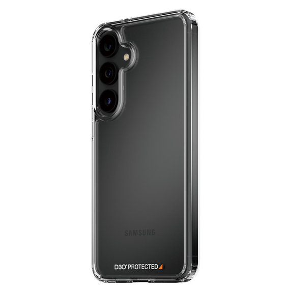 Custodia HardCase D3O per Samsung Galaxy S24+, Trasparente, PanzerGlass