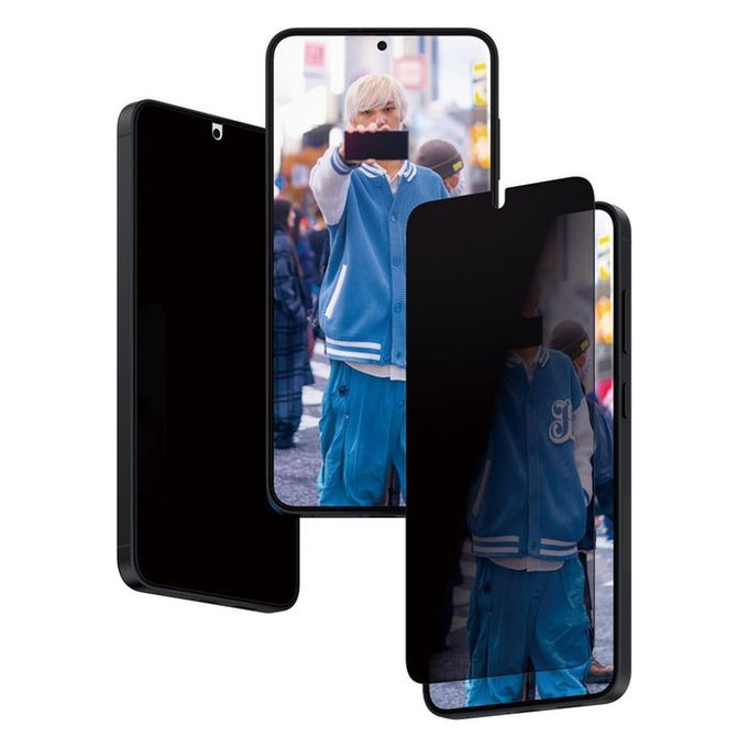 Vetro temperato Re:Fresh UWF Privacy con aplicator per Samsung S24+, Black, PanzerGlass