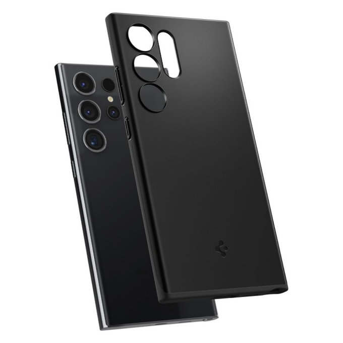 Custodia Thin Fit per Samsung S24 Ultra, Black, Spigen