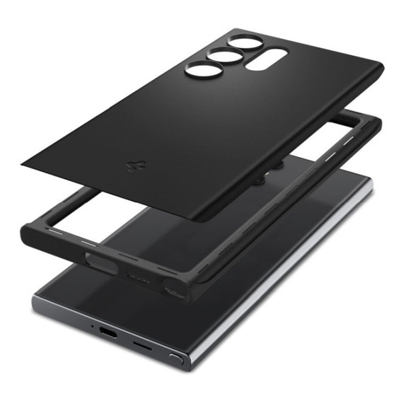 Custodia Thin Fit per Samsung S24 Ultra, Black, Spigen