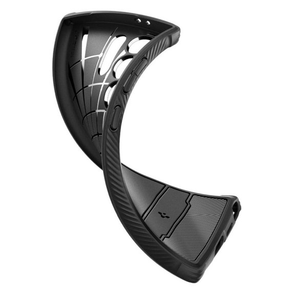 Custodia Rugged Armor per Samsung S24 Ultra, Matte Black, Spigen