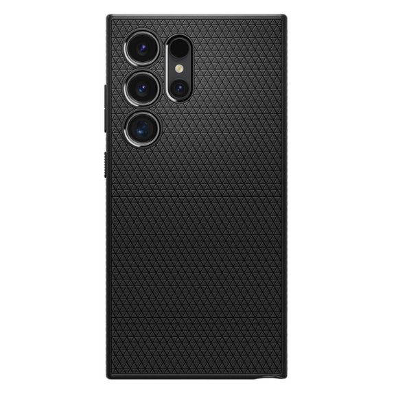 Custodia Liquid Air per Samsung S24 Ultra, Matte Black, Spigen