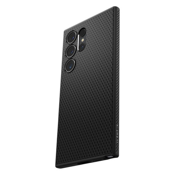 Custodia Liquid Air per Samsung S24 Ultra, Matte Black, Spigen