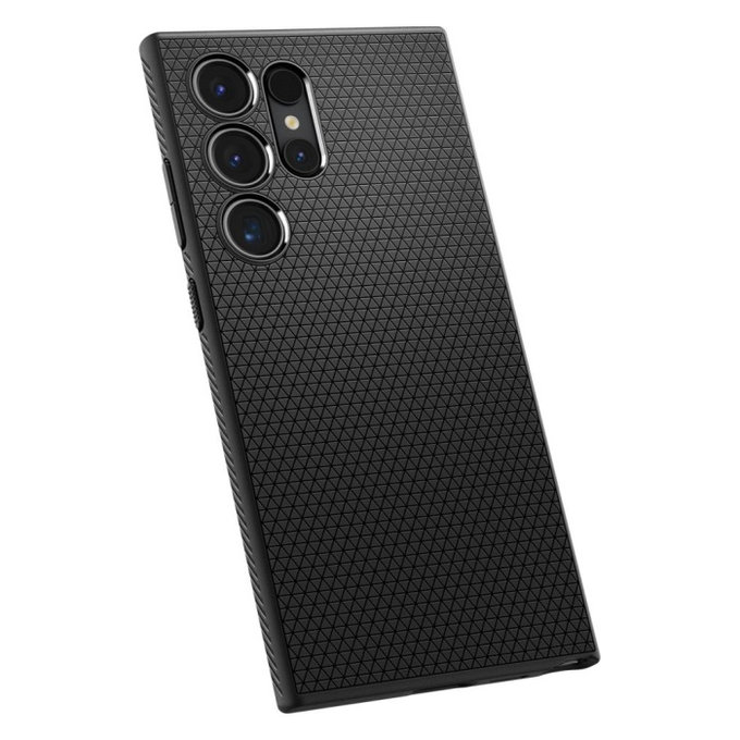 Custodia Liquid Air per Samsung S24 Ultra, Matte Black, Spigen