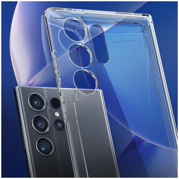 Custodia Ultra Hybrid per Samsung S24 Ultra, Transparent, Spigen