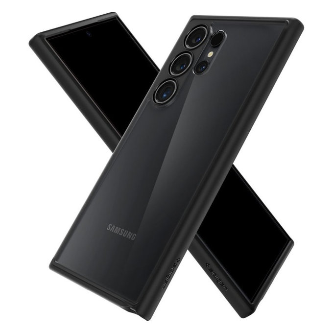 Custodia Ultra Hybrid per Samsung S24 Ultra, Matte Black, Spigen