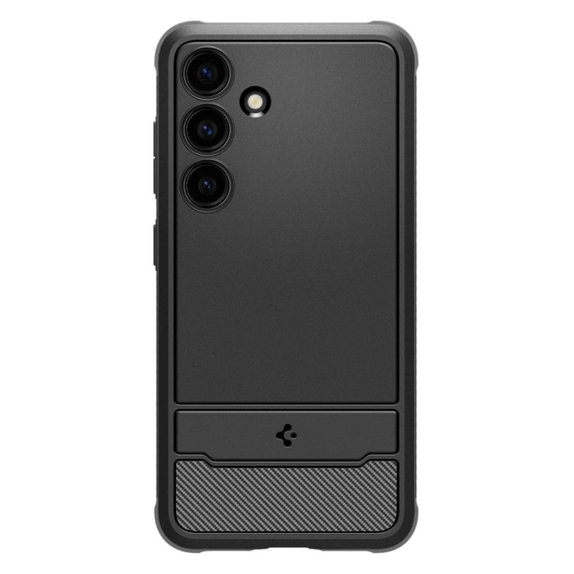Custodia Rugged Armor per Samsung S24+, Matte Black, Spigen