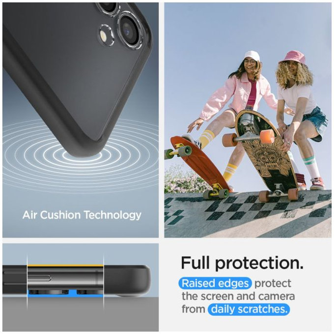 Custodia Ultra Hybrid per Samsung S24+, Matte Black, Spigen