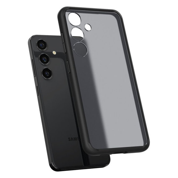 Custodia Ultra Hybrid per Samsung S24+, Frost Black, Spigen