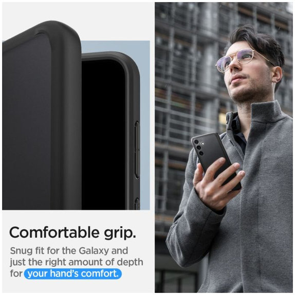 Custodia Ultra Hybrid per Samsung S24+, Frost Black, Spigen