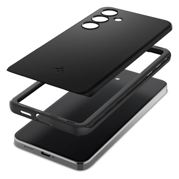 Custodia Thin Fit per Samsung S24, Black, Spigen