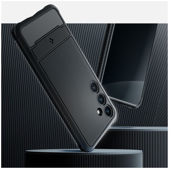 Custodia Rugged Armor per Samsung S24, Matte Black, Spigen