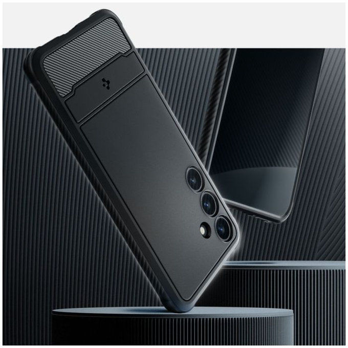 Custodia Rugged Armor per Samsung S24, Matte Black, Spigen