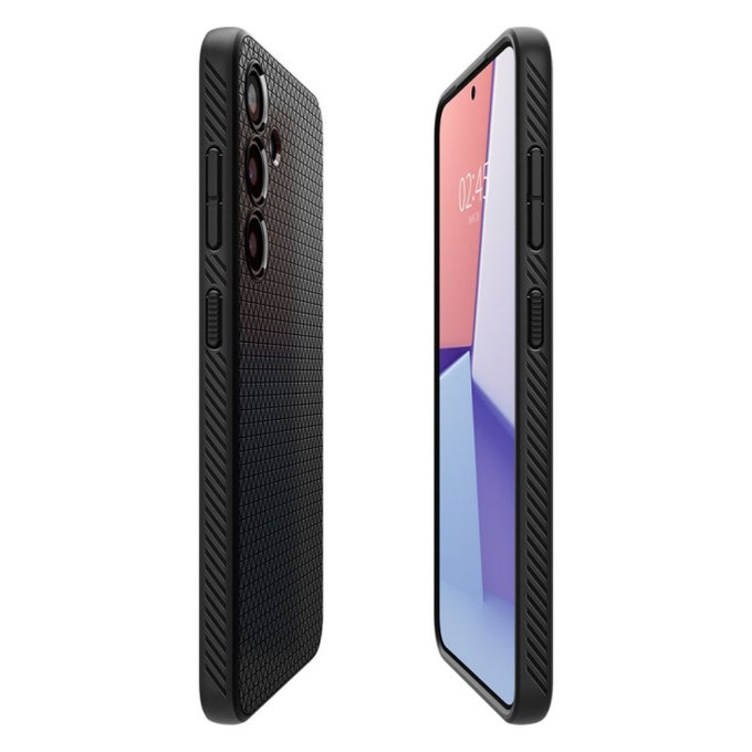 Custodia Liquid Air per Samsung S24, Matte Black, Spigen