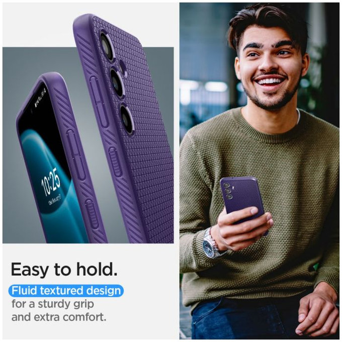 Custodia Liquid Air per Samsung S24, Deep Purple, Spigen