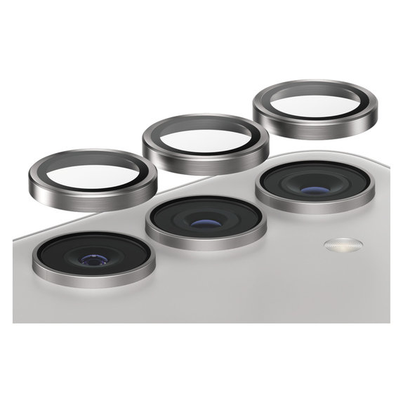 Protezione obiettivo fotocamera Hoops per Samsung Galaxy S24/S23/S23+, Grigio, PanzerGlass