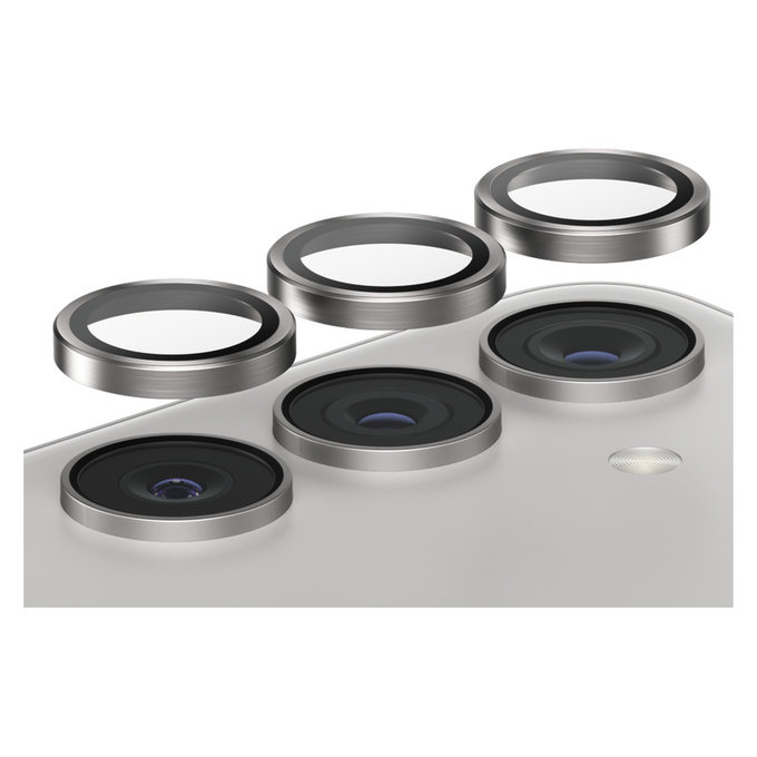 Protezione obiettivo fotocamera Hoops per Samsung Galaxy S24/S23/S23+, Grigio, PanzerGlass