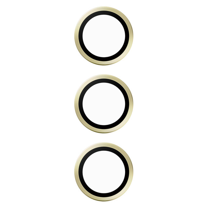Protezione obiettivo fotocamera Hoops per Samsung Galaxy S24/S23/S23+, Giallo, PanzerGlass