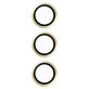 Protezione obiettivo fotocamera Hoops per Samsung Galaxy S24/S23/S23+, Giallo, PanzerGlass
