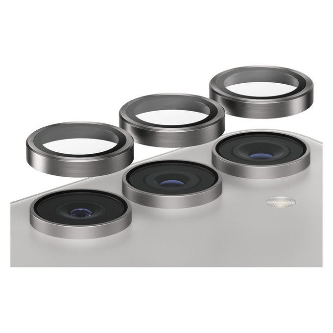 Protezione obiettivo fotocamera Hoops per Samsung Galaxy S24+, Grigio, PanzerGlass