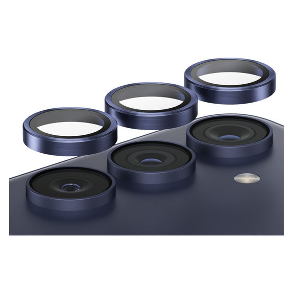 Protezione obiettivo fotocamera Hoops per Samsung Galaxy S24+, Viola, PanzerGlass