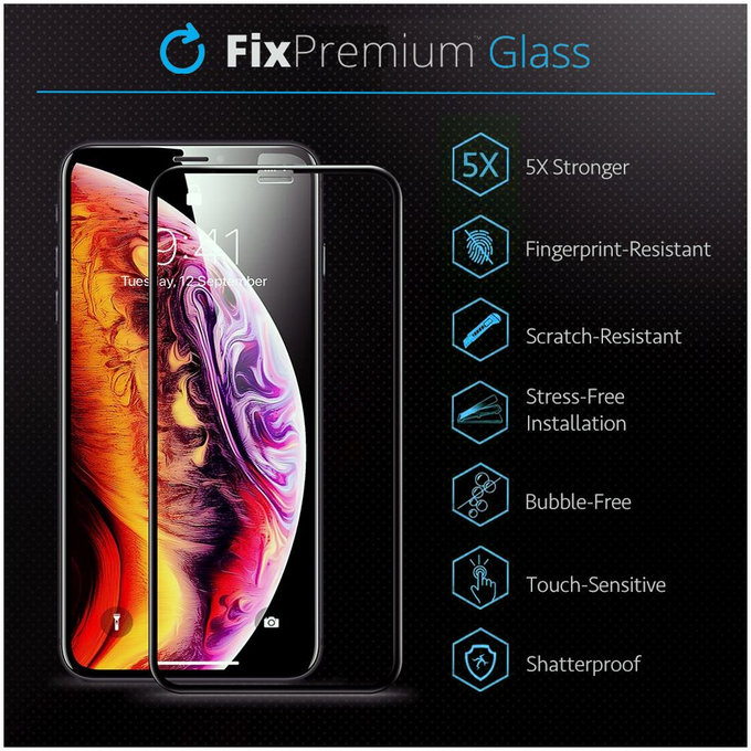 Vetro temperato FullCase per Samsung S24 Ultra, FixPremium