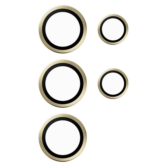 Protezione obiettivo fotocamera Hoops per Samsung Galaxy S24 Ultra, Giallo, PanzerGlass