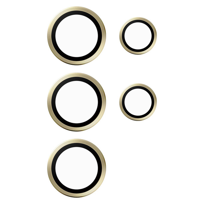 Protezione obiettivo fotocamera Hoops per Samsung Galaxy S24 Ultra, Giallo, PanzerGlass