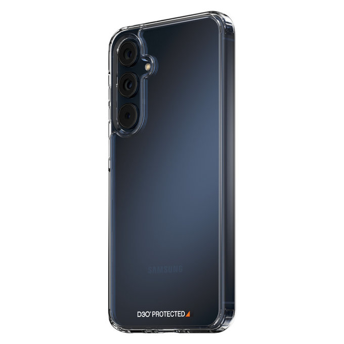 Custodia HardCase D3O per Samsung Galaxy A55 5G, Trasparente, PanzerGlass