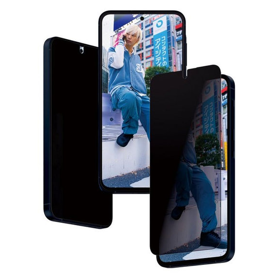 Vetro temperato Re:Fresh UWF Privacy con aplicator per Samsung A55, Black, PanzerGlass
