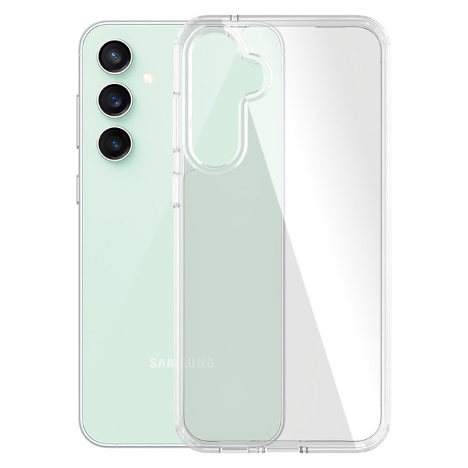 Custodia HardCase AB per Samsung Galaxy S23 FE, Trasparente, PanzerGlass