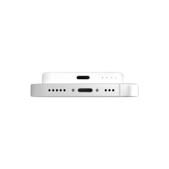 PowerBank MagSafe 4200mAh, 5W, USB-C, White, PURO