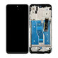 Schermo OLED per Motorola Moto G82 5G XT2225, Meteorite Gray, Vetro touch con cornice