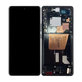 Schermo per Vivo X80 Pro 5G V2185A V2145, Cosmic Black, Vetro touch con cornice