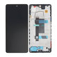 Schermo per Xiaomi Poco X5 Pro 22101320G 22101320I, Astral Black, Vetro touch con cornice
